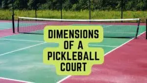 Dimensions of a Pickleball Court