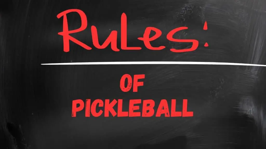 5 Rules of Pickleball